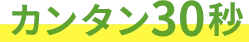 カンタン30秒